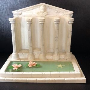 New Pantheon style pond for village display. Dept 56 like